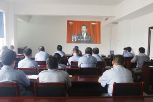 山东国众组织收听收看中央庆祝中国共产党成立95周年大会暨重温入党誓词